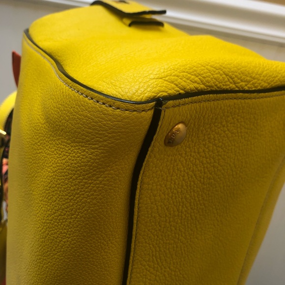 PRADA VITELLO Grain Leather Hand Bag Purse Satchel - Picture 3 of 8